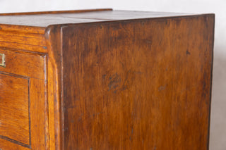 1930’s Vintage Oak Filing Cabinet