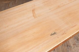 Large Wooden Posing Serving Table