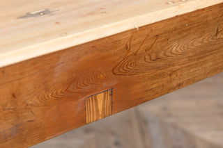 Large Wooden Posing Serving Table