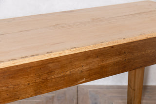 Large Wooden Posing Serving Table