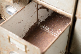 1950’s Industrial Bank of Metal Drawers
