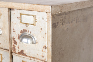 1950’s Industrial Bank of Metal Drawers