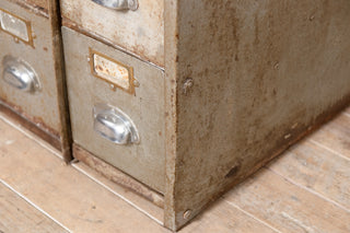 1950’s Industrial Bank of Metal Drawers