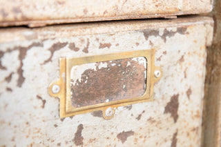 1950’s Industrial Bank of Metal Drawers