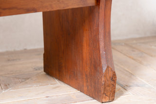 Traditional Vintage Church Pews with Gothic Design