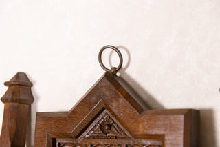 Vintage Wooden Hymn Board with Numbers