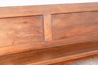 Traditional Vintage Church Pews with Gothic Design