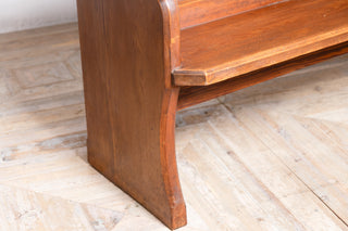 Traditional Vintage Church Pews with Gothic Design