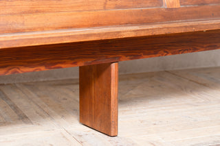 Traditional Vintage Church Pews with Gothic Design