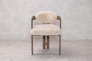 Vermont Faux Fur Dining Chair
