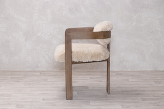 Vermont Faux Fur Dining Chair
