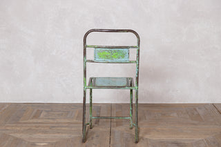 Set of 4 Metal Classroom Chairs