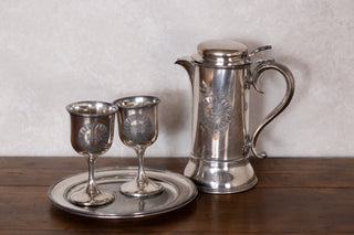 Silver Plated Communion Set