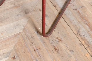 Vintage Burgundy Stacking Chairs