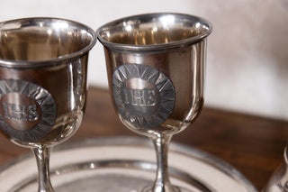 Silver Plated Communion Set