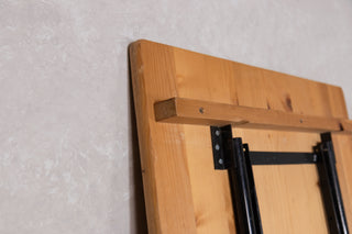 Pine Folding Trestle Table