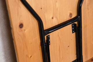 Pine Folding Trestle Table