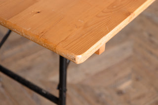Pine Folding Trestle Table