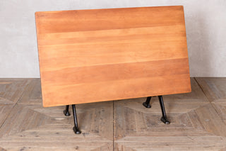 Height Adjustable Vintage Industrial Folding Table