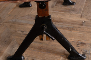 Height Adjustable Vintage Industrial Folding Table