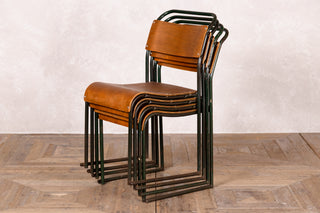 Set of 4 Mixed Stacking Chairs