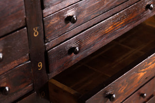 Vintage Multi-Drawer Collectors Cabinet