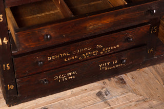 Vintage Multi-Drawer Collectors Cabinet