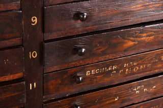 Vintage Multi-Drawer Collectors Cabinet