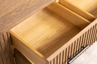 Ashfield Ribbed 2 Door Sideboard with Drawers