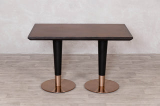 Copper Top with Black Edging Cafe Table Range