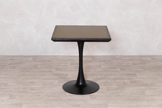 Brass Top with Black Edging Cafe Table Range