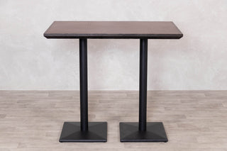 Copper Top with Black Edging Cafe Bar Table Range