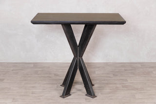 Brass Top with Black Edging Café Bar Table Range