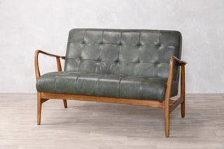Hamilton Leather Mid-Century Sofa Range