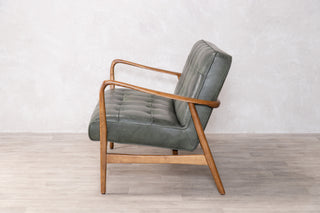 Hamilton Leather Mid-Century Sofa Range