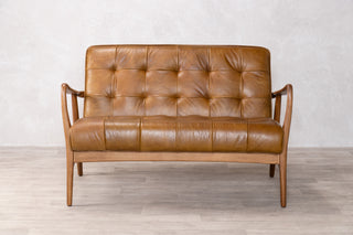 Hamilton Leather Mid-Century Sofa Range