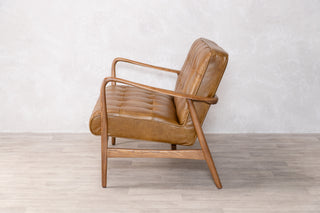 Hamilton Leather Mid-Century Sofa Range