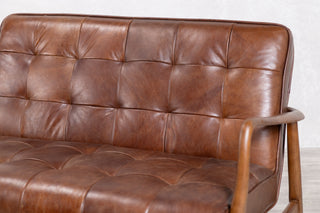 Hamilton Leather Mid-Century Sofa Range