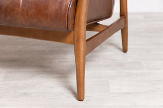 Hamilton Leather Mid-Century Sofa Range