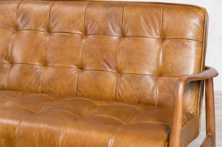 Hamilton Leather Mid-Century Sofa Range