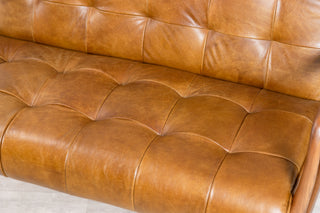 Hamilton Leather Mid-Century Sofa Range
