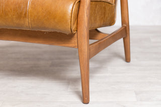 Hamilton Leather Mid-Century Sofa Range