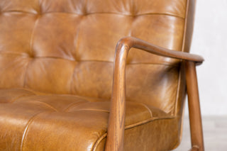 Hamilton Leather Mid-Century Sofa Range