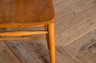 Vintage Cross Back Wooden Chapel Chair