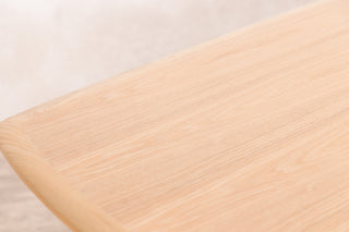 Rowan Scandi Style Dining Table with Wooden Top - SECONDS ITEM