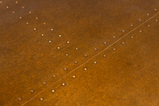 Brass Top with Black Edging Cafe Table Range
