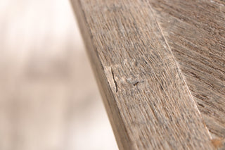 Knightsbridge Oak Dining Table in Silverback - SECONDS ITEM