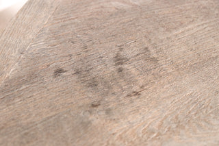 Knightsbridge Oak Dining Table in Silverback - SECONDS ITEM