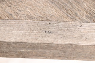 Knightsbridge Oak Dining Table in Silverback - SECONDS ITEM