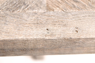 Knightsbridge Oak Dining Table in Silverback - SECONDS ITEM